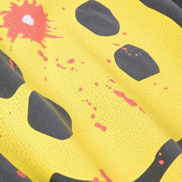 CPFM.XYZ Smiley Face Washed Short Sleeves Gray - Picture 9 of 9